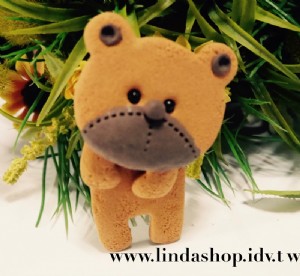BEAR003 熊麻吉三號~可訂製成磁鐵/夾子/吊飾/髮